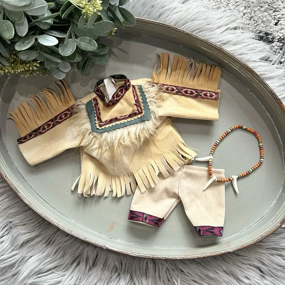 Native American Inspired Three Piece Doll Heritage Outfit Set‎